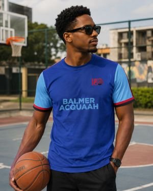 Mfantsipim@150 Cotton Crew Neck Balmer Acquaah House Colour T-shirt (Limited Edition)