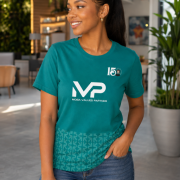 Mfantsipim@150 Ladies MVP (MOBA Valued Partner) Crew Neck T-shirt