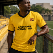 Mfantsipim@150 Double layered V-neck Lockhart Schweitzer House Colour T-shirt (Limited Edition)