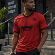 Mfantsipim@150 Double layered V-neck Sarbah Picot House Colour T-shirt (Limited Edition)