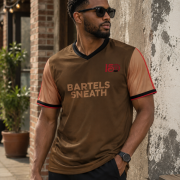 Mfantsipim@150 Double layered V-neck Bartels Sneath House Colour T-shirt (Limited Edition)