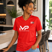 Mfantsipim@150 Ladies MVP V-neck Jersey