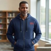 Mfantsipim@150 Unisex zip hoodie